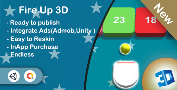 Download Fire Up 3D (Unity Game+Admob+iOS+Android) Nulled 