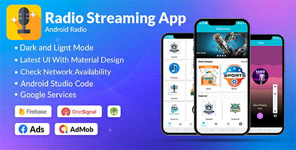 [Download] Radio App Android Online | Admob, Facebook, Startapp 