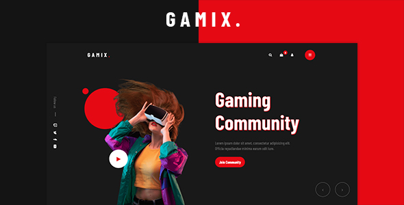 [Download] Gamix – eSports & Gaming HTML5 Template 
