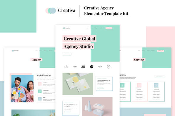 [Download] Creativa – Creative Agency Elementor Template Kit 
