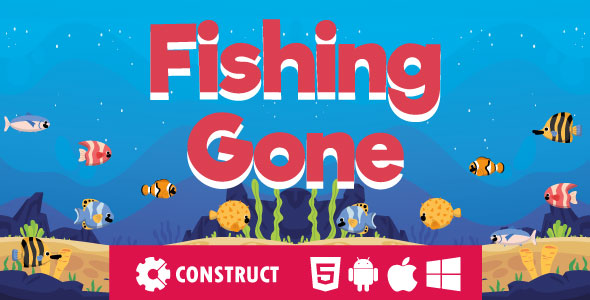 Download Fishing Gone – HTML5 Mobile Game Nulled 