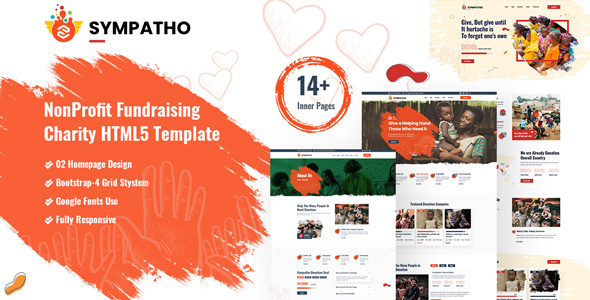 Download Sympatho – Non Profit & Charity HTML5 Template Nulled 