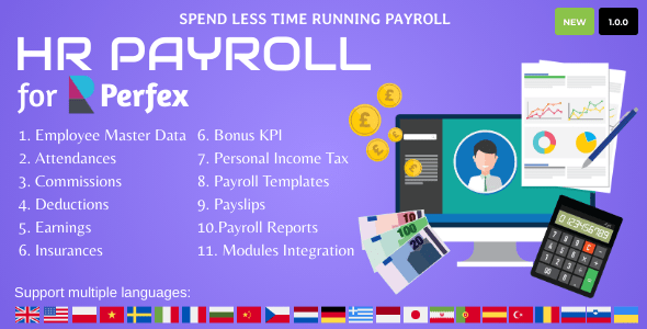 Download HR Payroll for Perfex CRM Nulled 