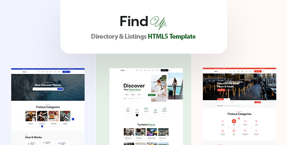 [Download] Findup – Directory & Listing HTML5 Template 