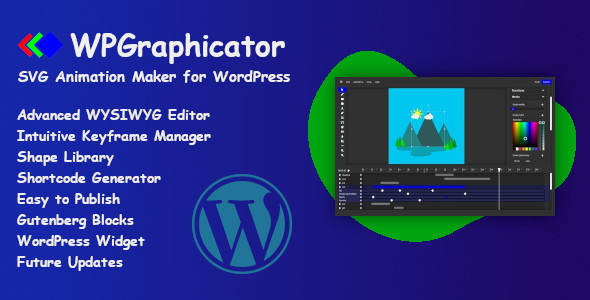 Nulled WPGraphicator – SVG Animation Maker for WordPress free download