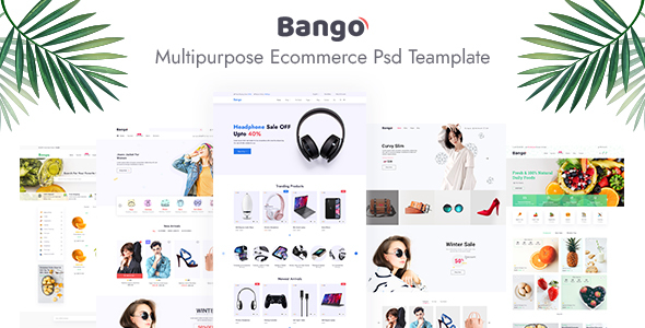 [Download] Bango Multipurpose E-commerce PSD Template 