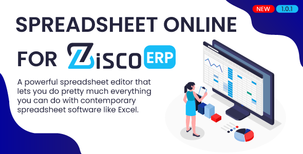 Download Spreadsheet online for ZiscorERP Nulled 