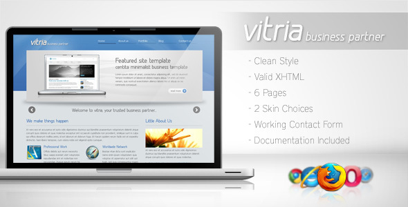 Download Vitria – Clean Business Template 2 Nulled 