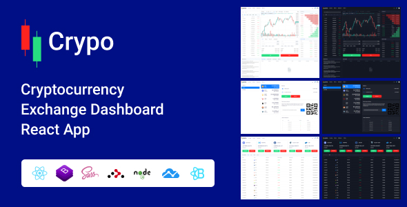 Nulled Crypo – Cryptocurrency Exchange Dashboard React App free download