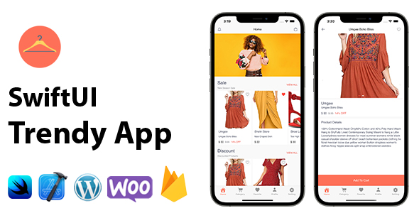 Download SwiftUI Trendy App | Woocommerce Full iOS Application Nulled 