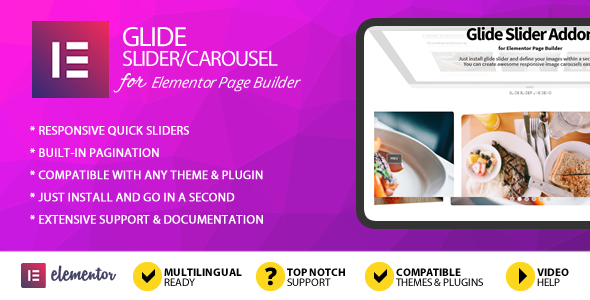 Download Glide Slider Addon for Elementor Page Builder Nulled 