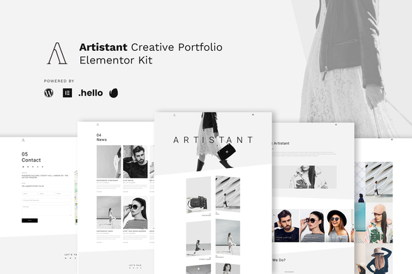 [Download] Artistant – Creative Photography Portfolio Elementor Template Kit 