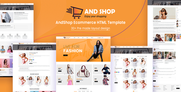 [Download] AndShop Ecommerce HTML Template 