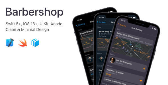 Download Barbershop + iOS App Design System Kit Nulled 
