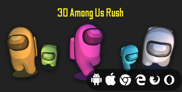 Download 3D Among Us Rush – Cross Platform Hyper Casual 3D Game Nulled 