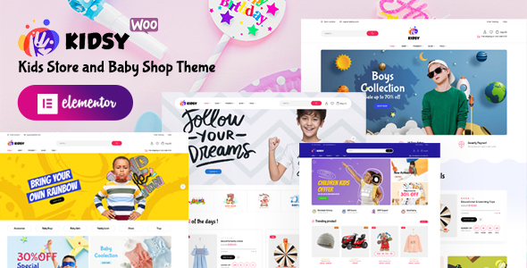 [Download] Kidsy – Kids Store and Baby Shop WooCommerce Theme 