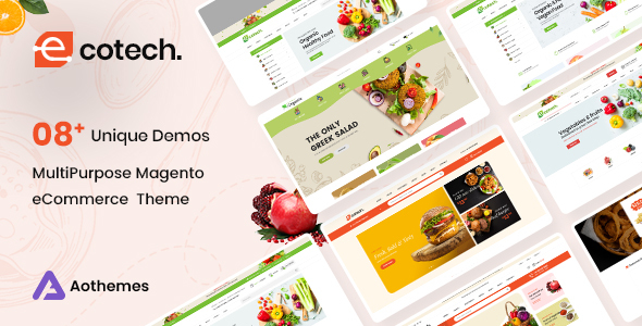 Download Ecotech Fresh Food Magento 2 Theme Nulled 