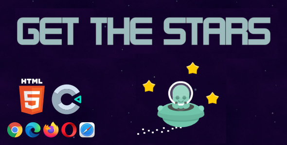 [Download] Get the Stars – HTML5 Game (Construct 3) 