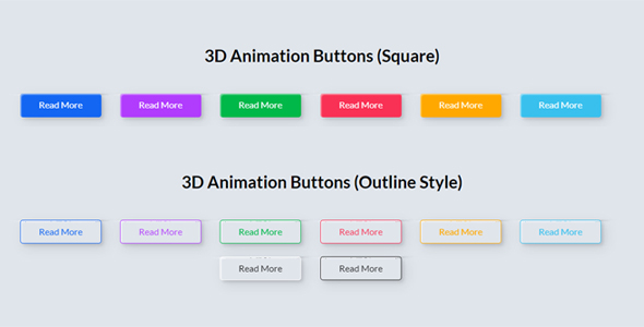 Nulled 3D Animation Buttons free download