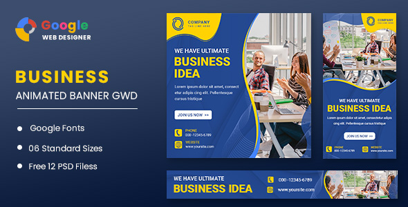 Download Business Animated Banner GWD Nulled 