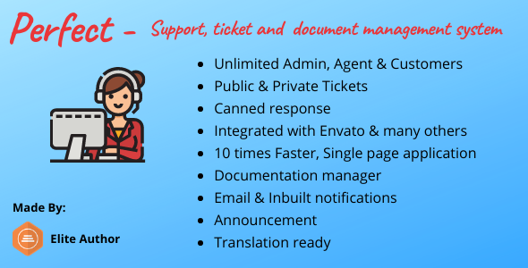 Download Perfect Support ticketing & document management system Nulled 