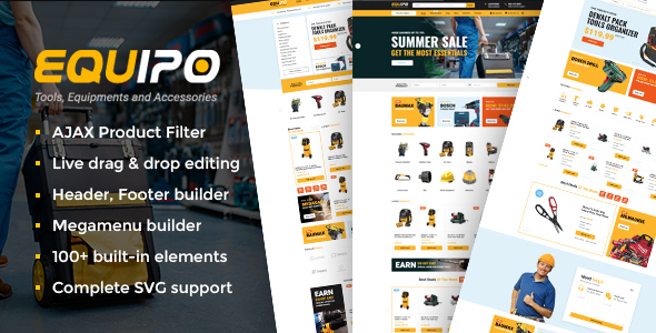 [Download] Equipo – Parts And Tools WordPress WooCommerce Theme 