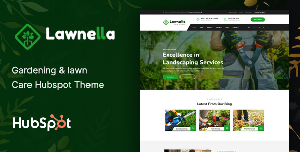 Download Lawnella – Gardening & Landscaping Hubspot Theme Nulled 