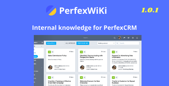 Download PerfexWiki – Internal knowledge for Perfex CRM Nulled 