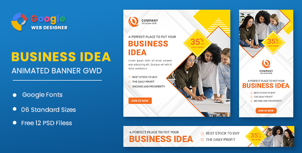 Download Business Idea Animated Banner Google Web Designer Nulled 