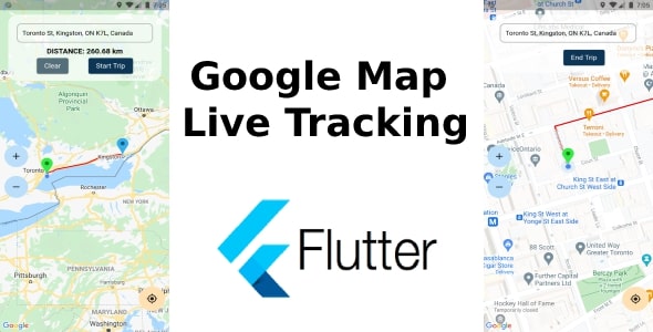 Nulled Flutter Live Tracking Google Map free download
