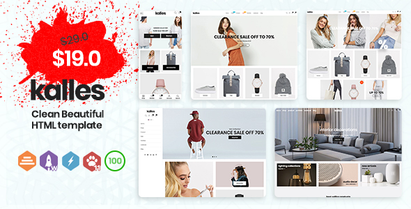 [Download] Kalles – eCommerce HTML Template 