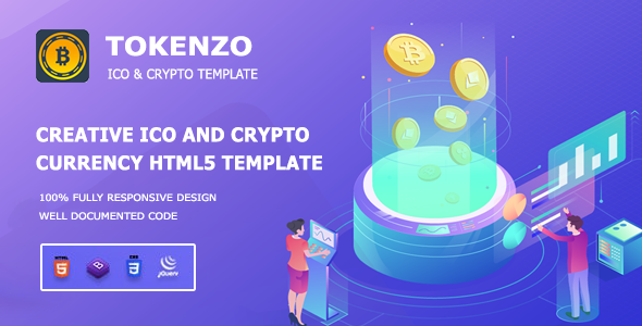 Download Tokenzo – ICO and Crypto Template Nulled 