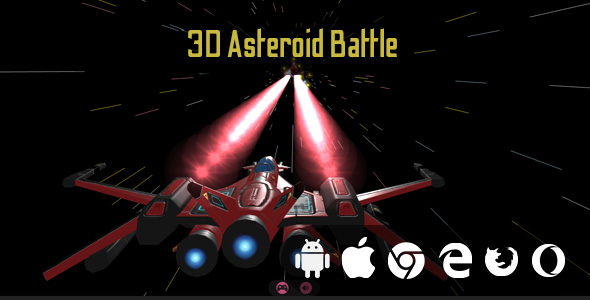 Download 3D Asteroid Battle – Cross Platform Space Shooting Game Nulled 