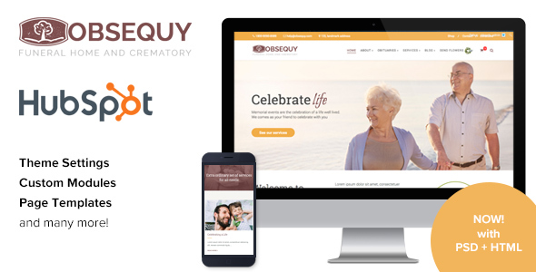 Download Obsequy – Funeral Home HubSpot Theme Nulled 
