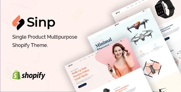 Download Sinp – Single Product Multipurpose Shopify Theme Nulled 