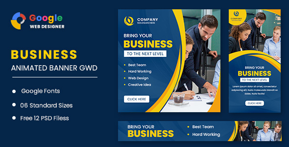 Download Business Animated Banner Google Web Design Nulled 