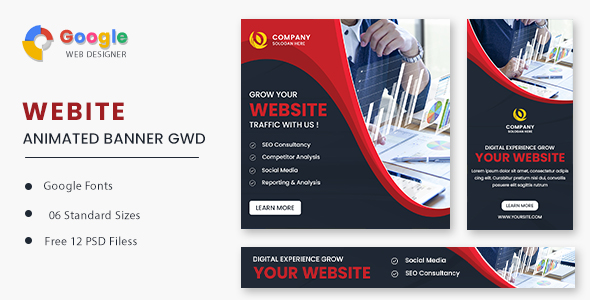Download Build Website Animated Banner GWD Nulled 