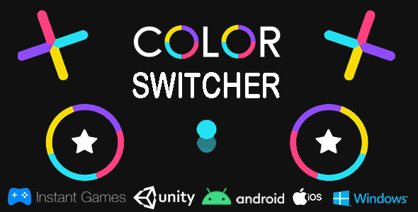 [Download] Color Switcher Unity Game (Android, Ios, Facebook Instant, WebGL) 
