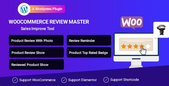 Nulled WooCommerce Review Master – WooCommerce review and rating tools free download