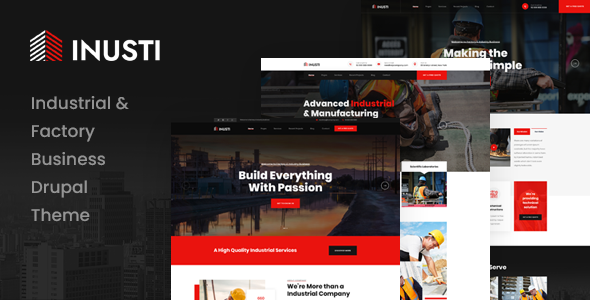 [Download] Inusti – Industrial & Factory Business Drupal 9 Theme 