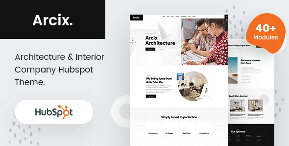 Download Arcix -Architecture Hubspot theme Nulled 