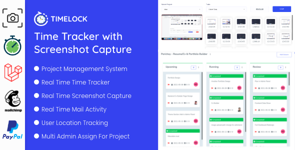 Download Timelock – Project Management System With Screenshot Capture Nulled 