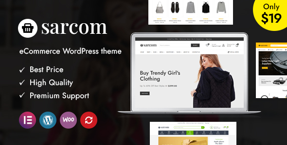 Nulled Sarcom – Fashion WooCommerce Theme free download
