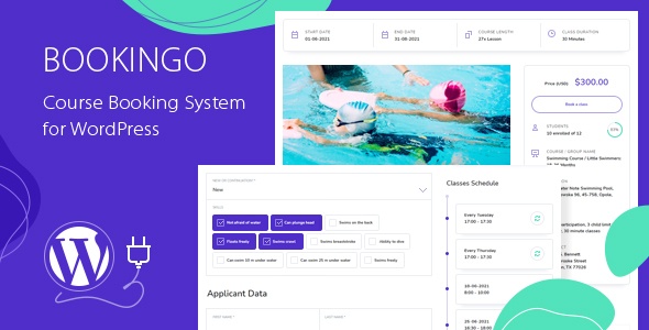 Download Bookingo – Course Booking System for WordPress Nulled 