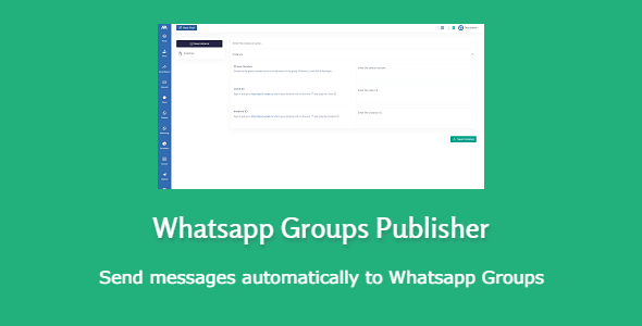 Download Whatsapp Groups Publisher – send and receive messages Nulled 