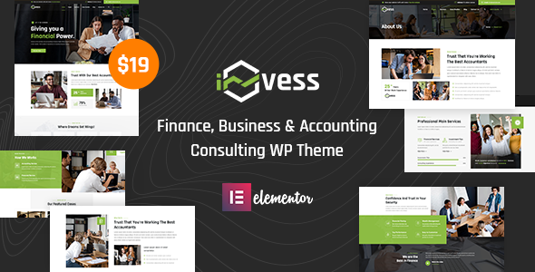 Download Invess – Accounting & Finance Consulting WordPress Theme Nulled 