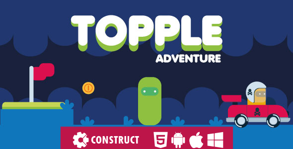 Download Topple Adventure – HTML5 Mobile Game Nulled 