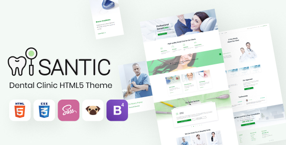[Download] Santic – Dental Clinic HTML5 Theme, Doctor Directory 