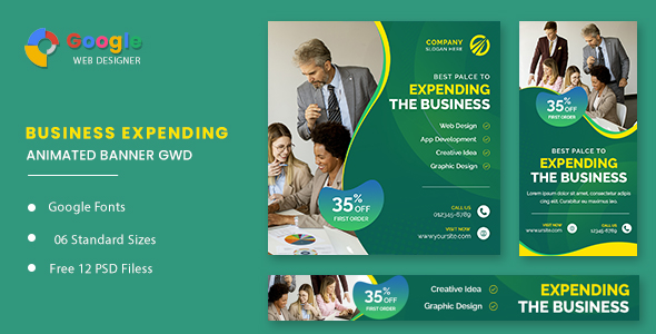 Download Business  Animated Banner GWD Nulled 