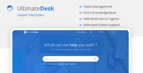 Nulled UltimateDesk – Support Ticket System with Knowledge Base & FAQ free download